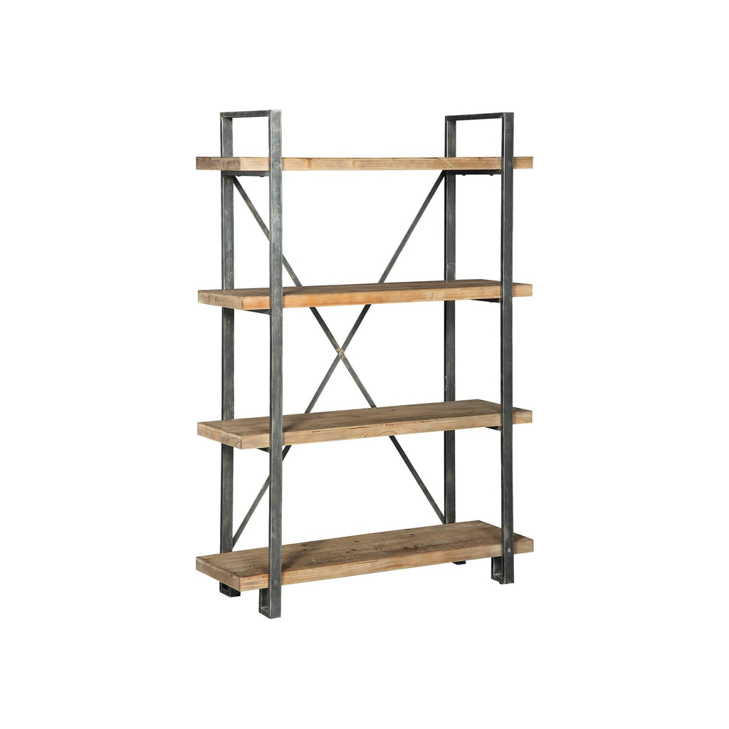 Signature Design by Ashley Forestmin Vintage 4 Tier Wood Bookcase, Light Brown