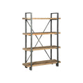 Signature Design by Ashley Forestmin Vintage 4 Tier Wood Bookcase, Light Brown