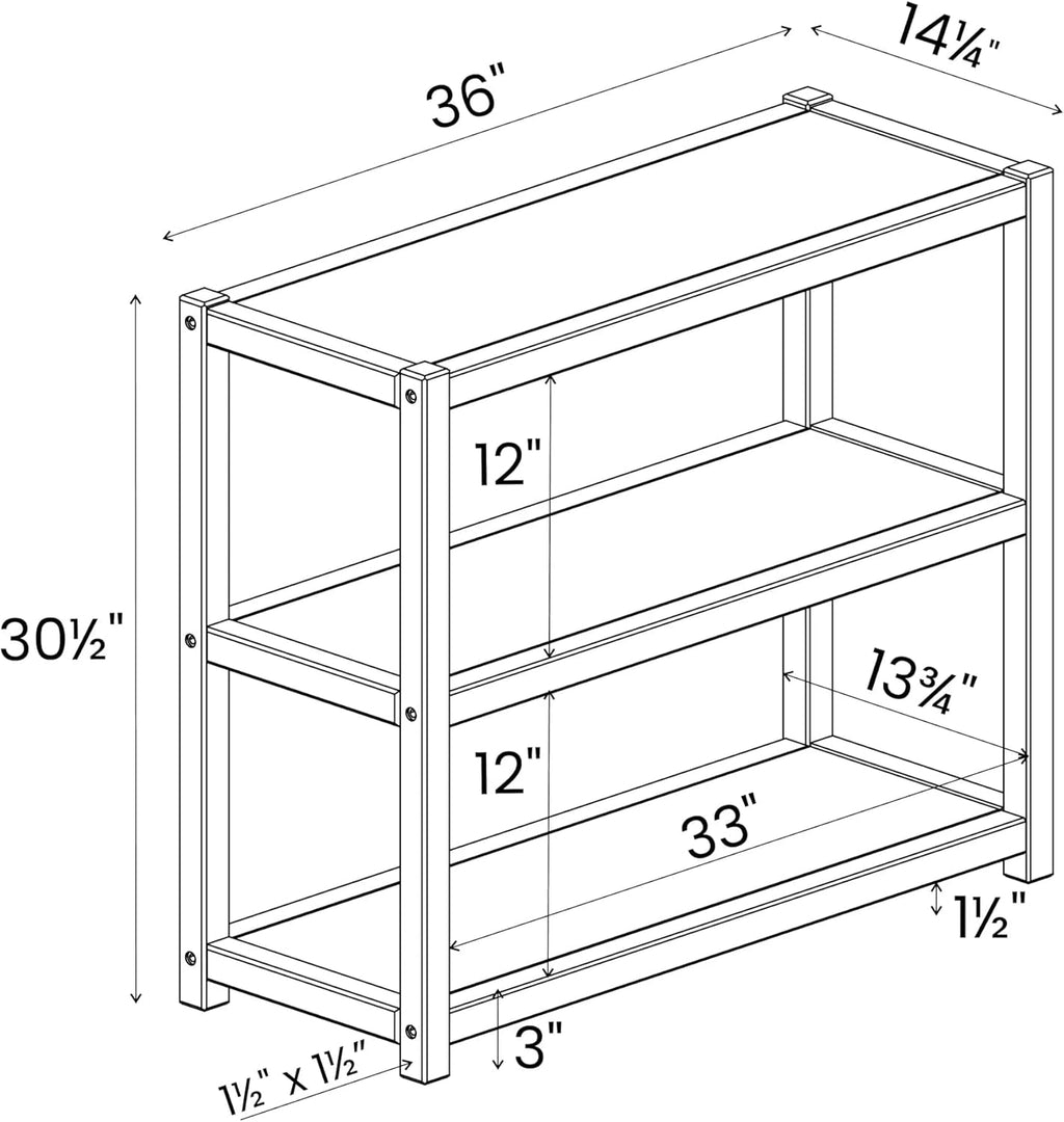 Grain Wood Furniture Greenport 30" Modular Bookcase - Brushed Driftwood