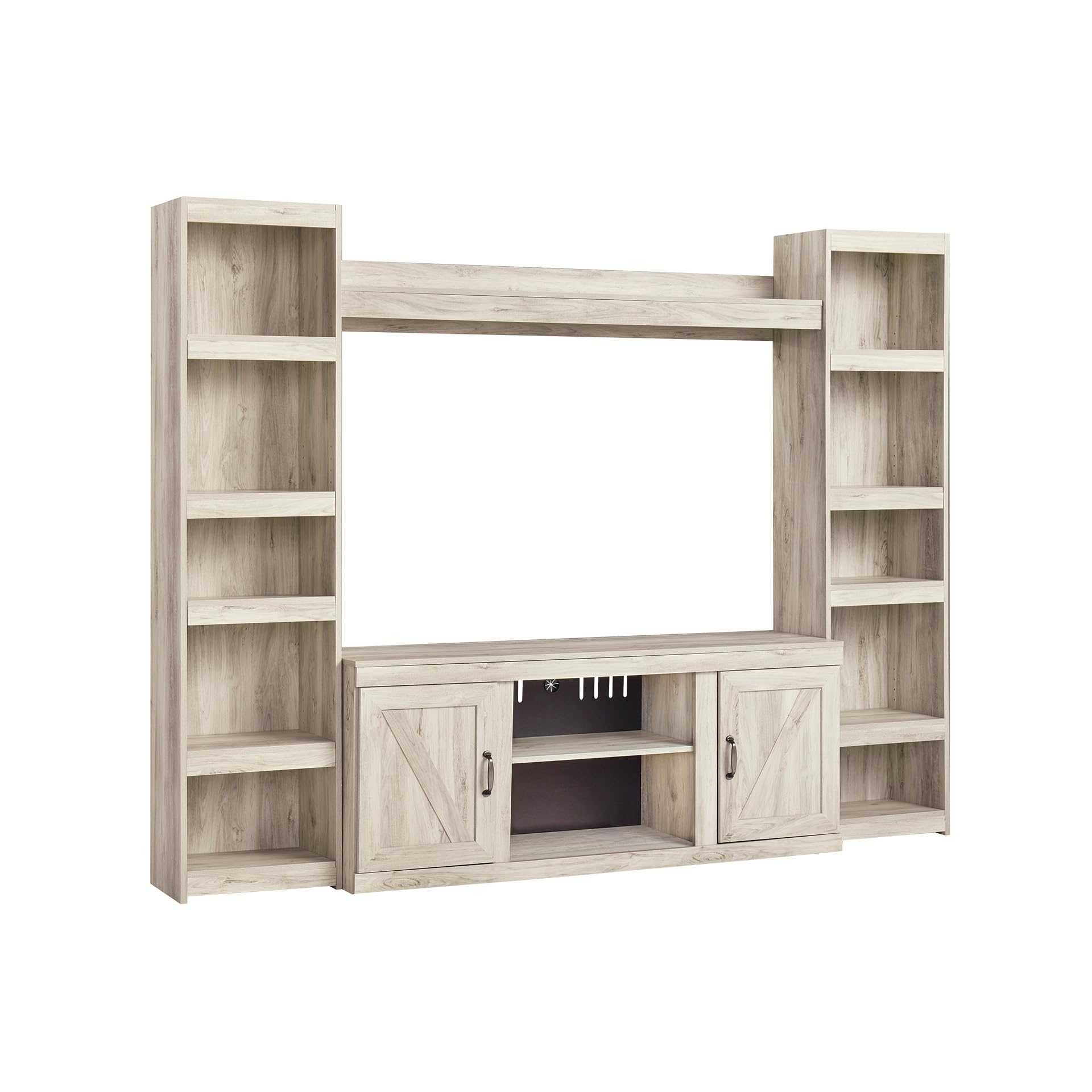 Signature Design by Ashley Wynnlow Rustic Pier-Style 72" Bookcase, Grayish Brown