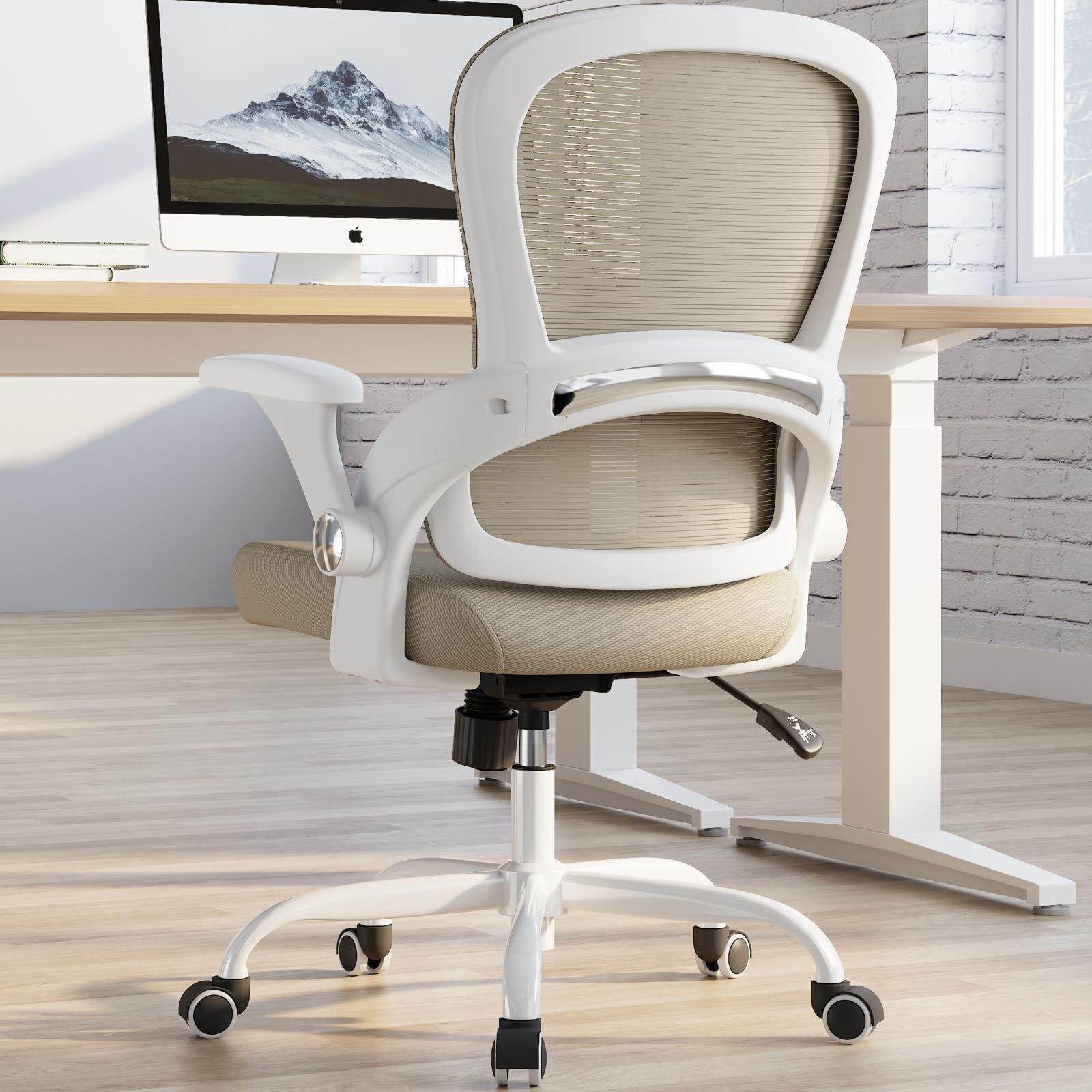 TRALT Office Chair - Ergonomic Office Chair with Back Support, Home Office Desk Chairs, 330lbs Wide Seat Big and Tall Office Chairs, Comfy Desk Chair for Work, Study, Office, Gaming (Black)