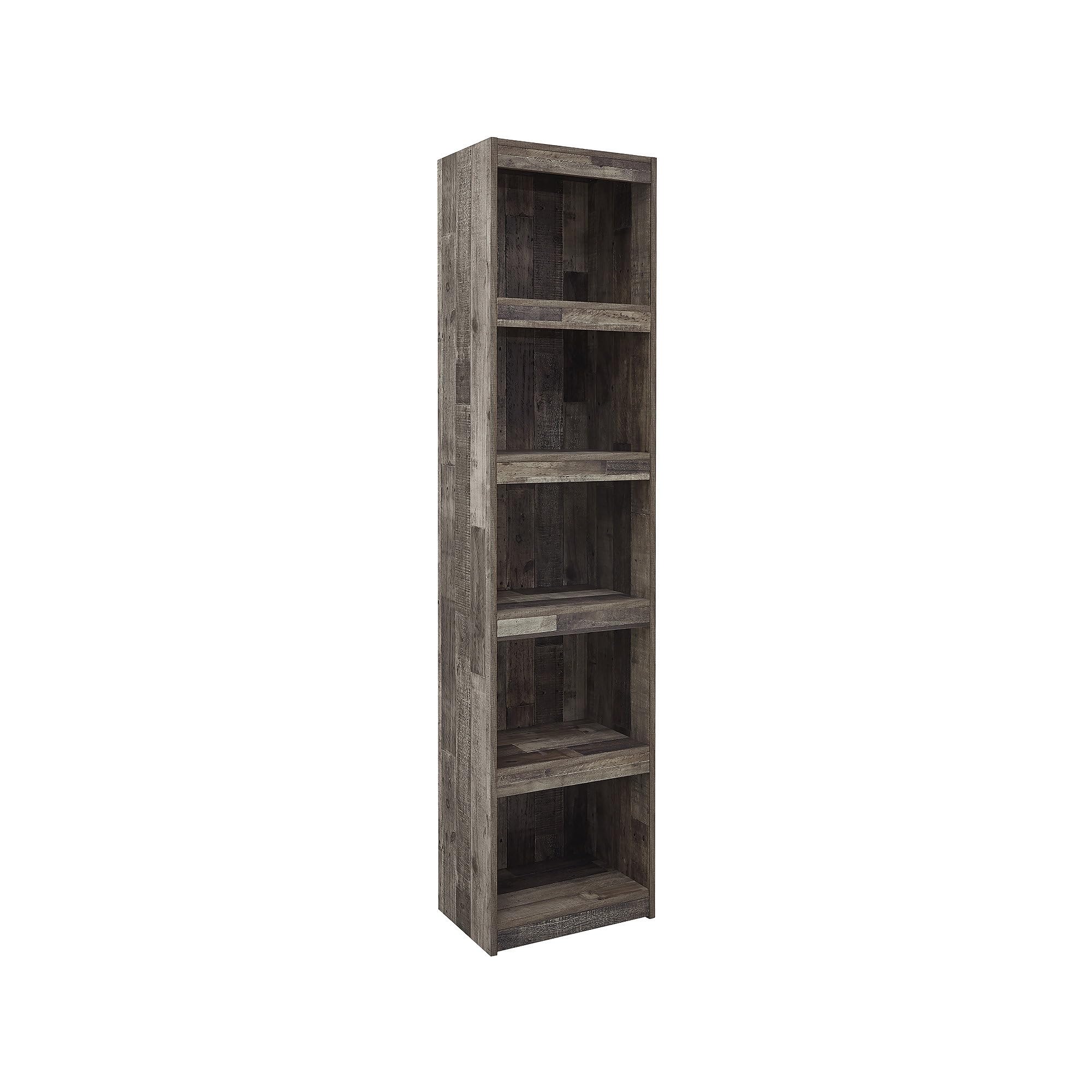 Signature Design by Ashley Wynnlow Rustic Pier-Style 72" Bookcase, Grayish Brown