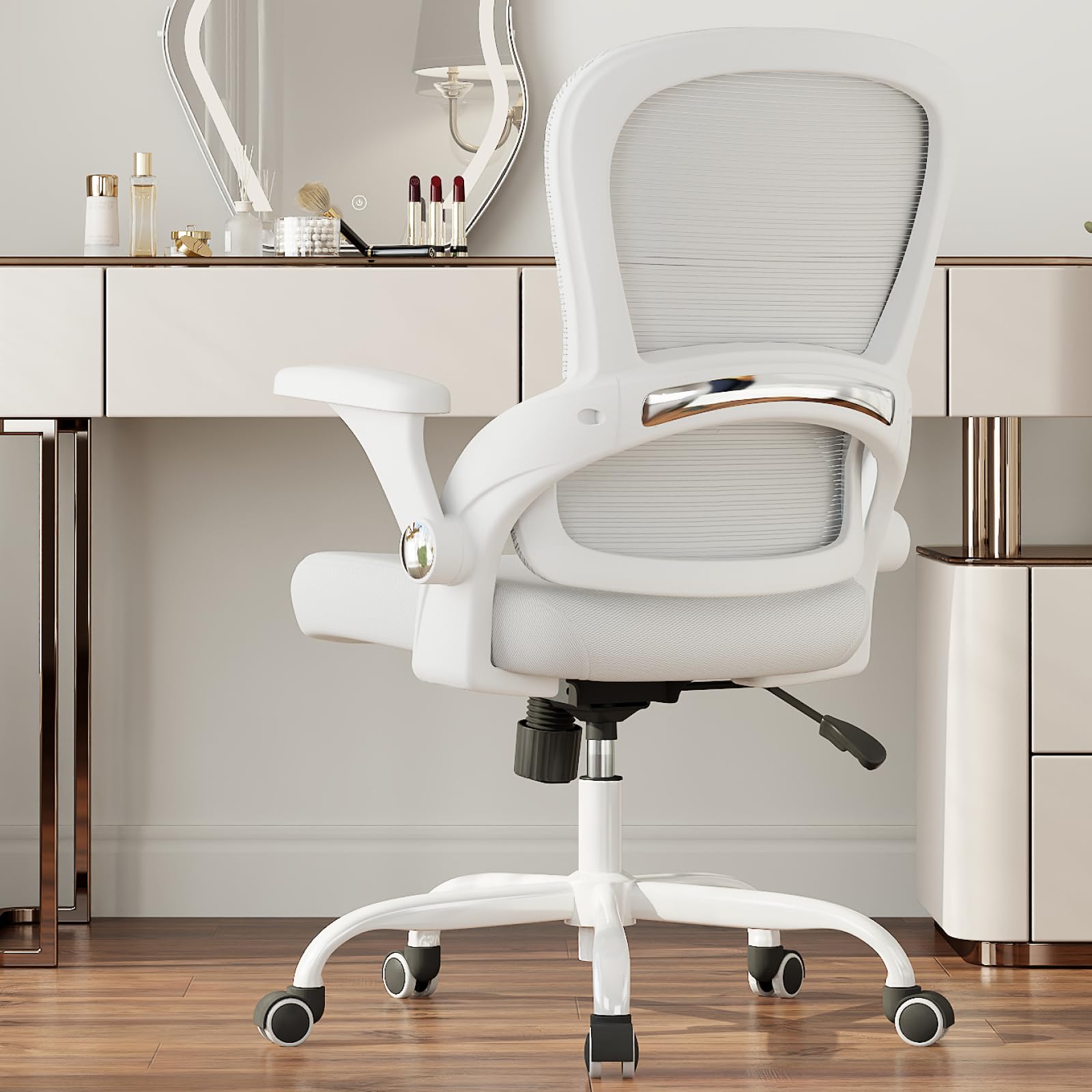 TRALT Office Chair - Ergonomic Office Chair with Back Support, Home Office Desk Chairs, 330lbs Wide Seat Big and Tall Office Chairs, Comfy Desk Chair for Work, Study, Office, Gaming (Black)