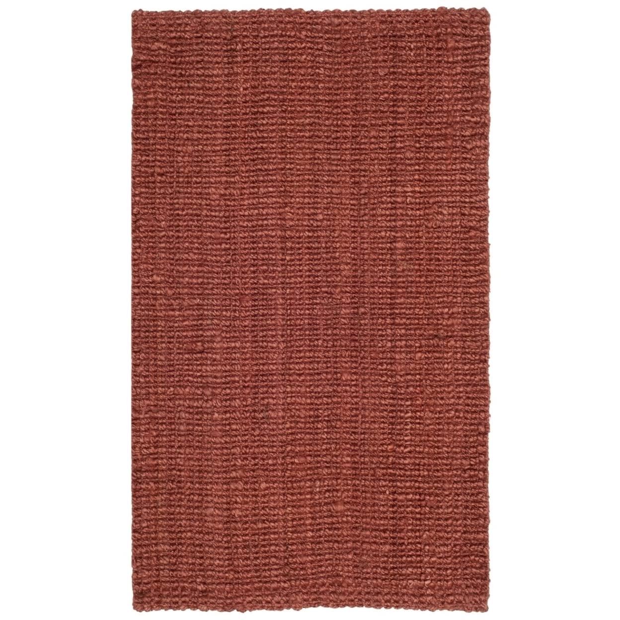 SAFAVIEH Area Rug 9x12 - Natural Fiber Collection - Large - Natural Brown, Handmade Jute, Farmhouse Style, Chunky Textured Thick Pile (NF447A)