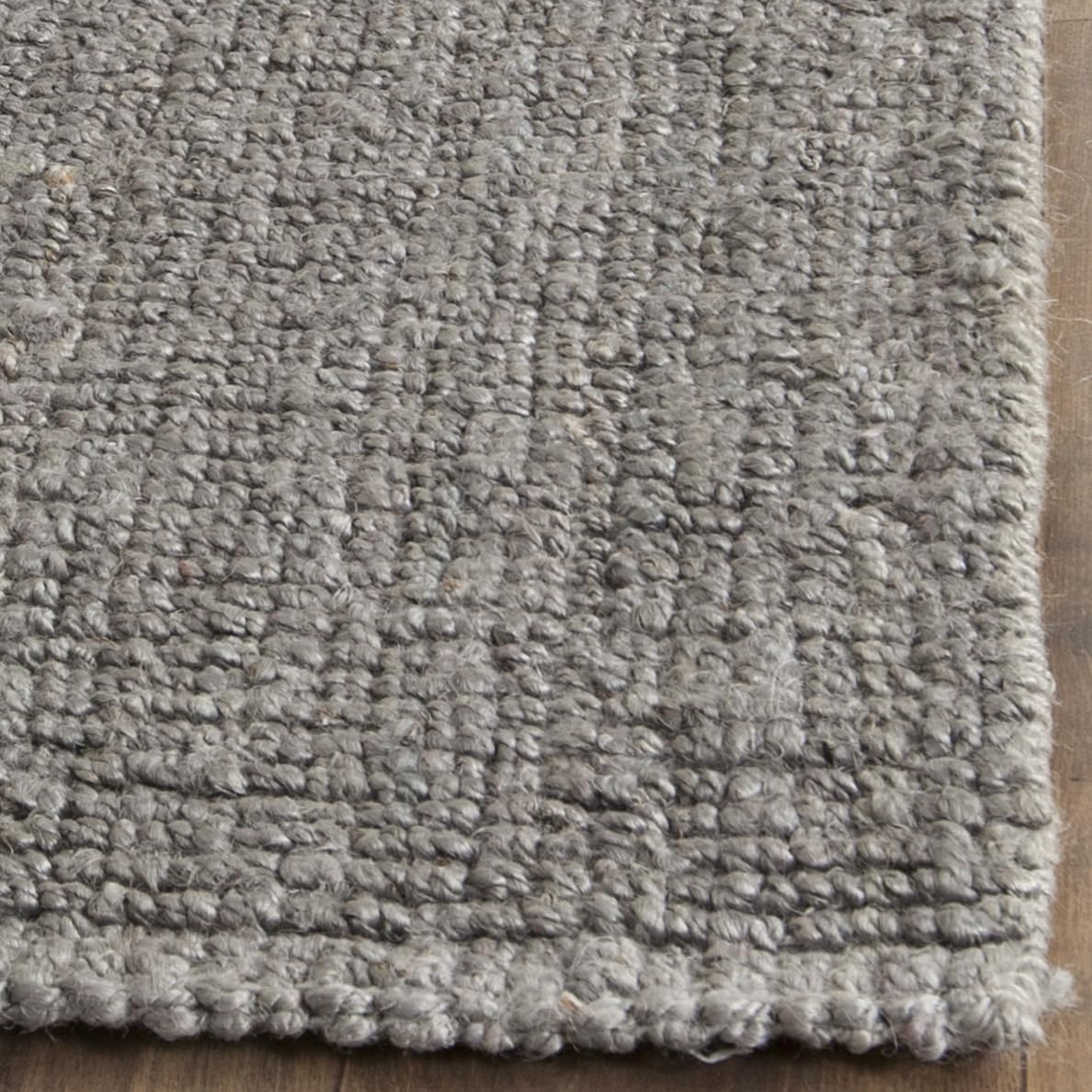 SAFAVIEH Area Rug 9x12 - Natural Fiber Collection - Large - Natural Brown, Handmade Jute, Farmhouse Style, Chunky Textured Thick Pile (NF447A)