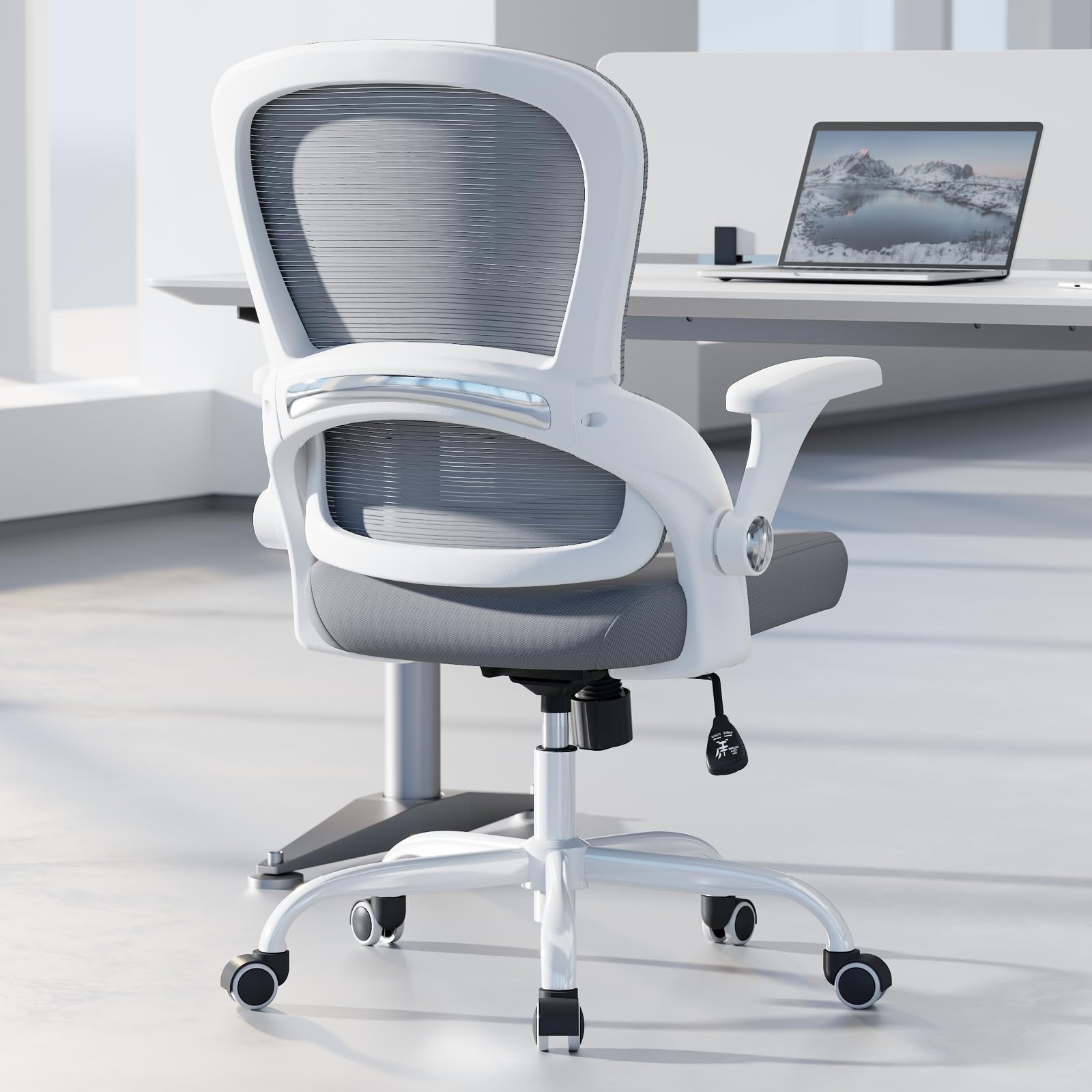 TRALT Office Chair - Ergonomic Office Chair with Back Support, Home Office Desk Chairs, 330lbs Wide Seat Big and Tall Office Chairs, Comfy Desk Chair for Work, Study, Office, Gaming (Black)