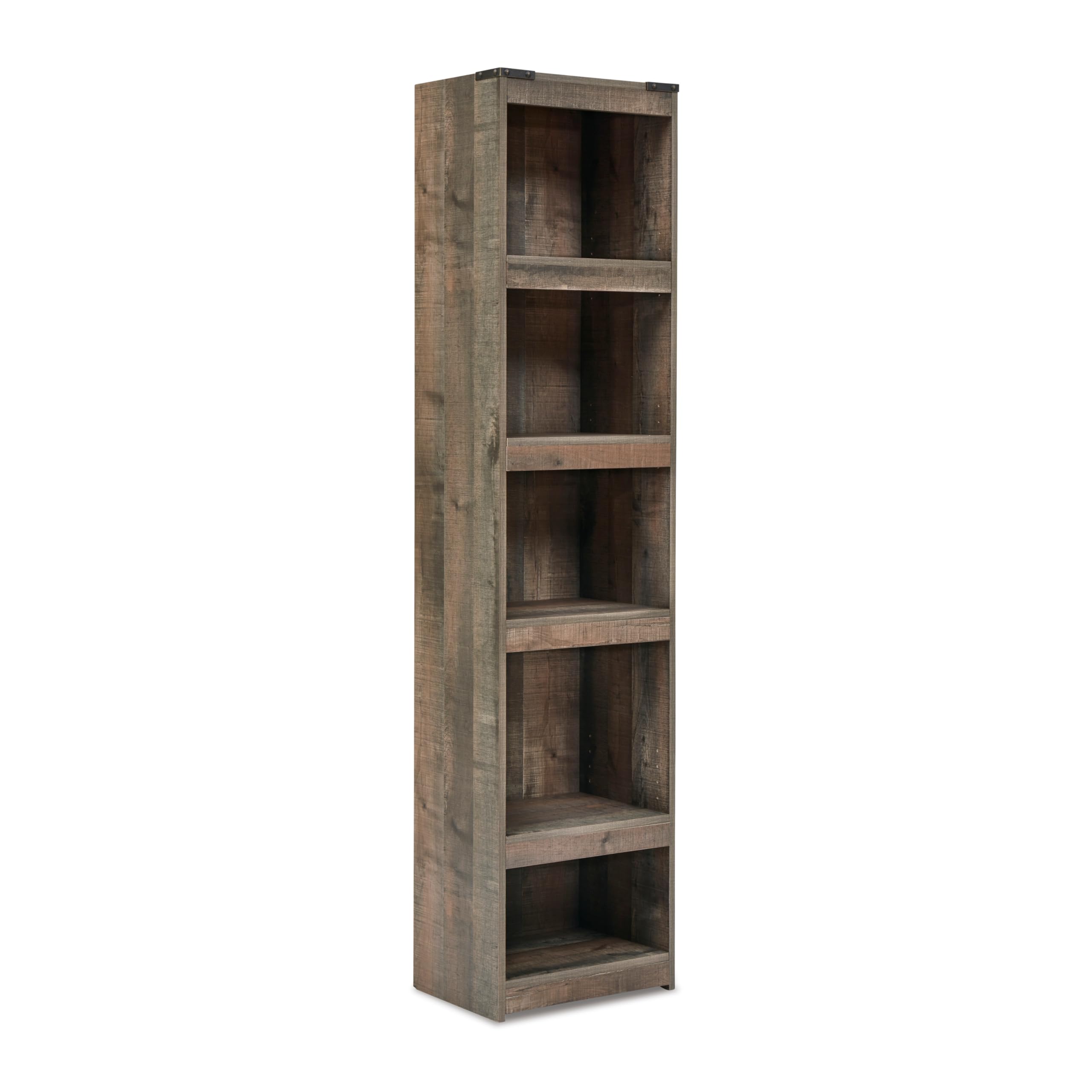 Signature Design by Ashley Wynnlow Rustic Pier-Style 72" Bookcase, Grayish Brown