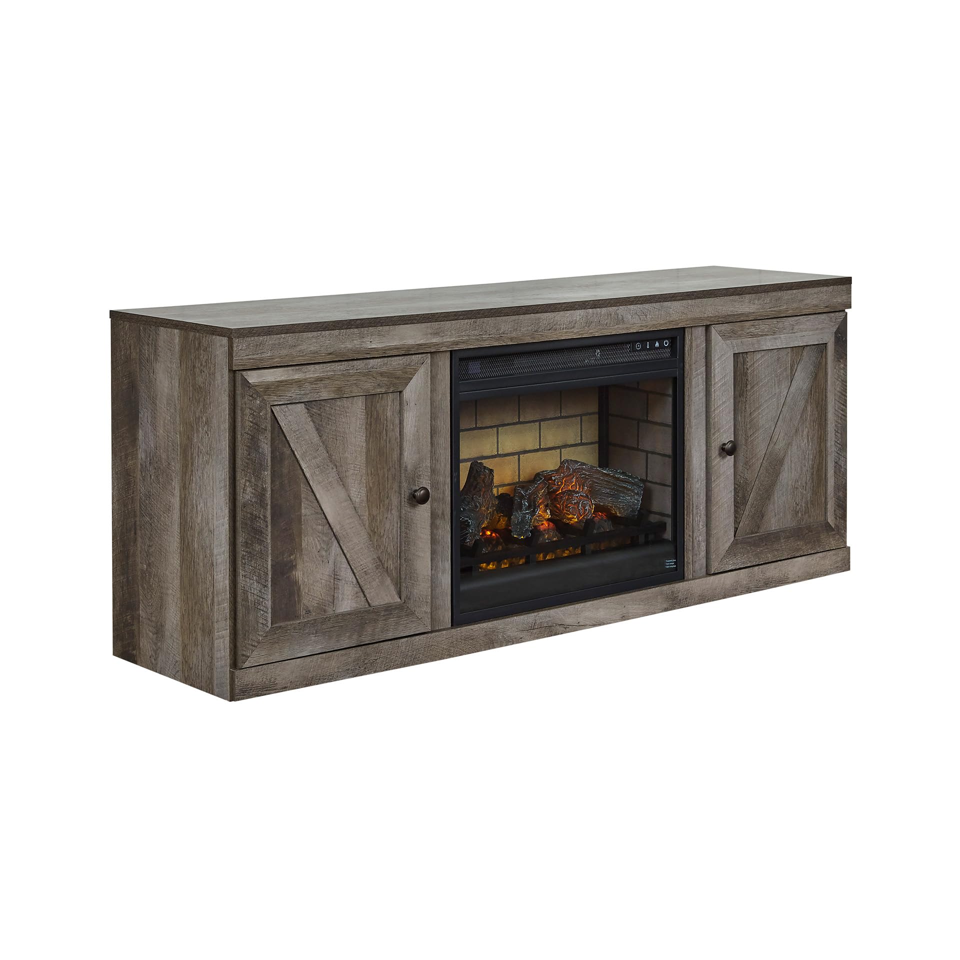 Signature Design by Ashley Wynnlow Rustic Pier-Style 72" Bookcase, Grayish Brown