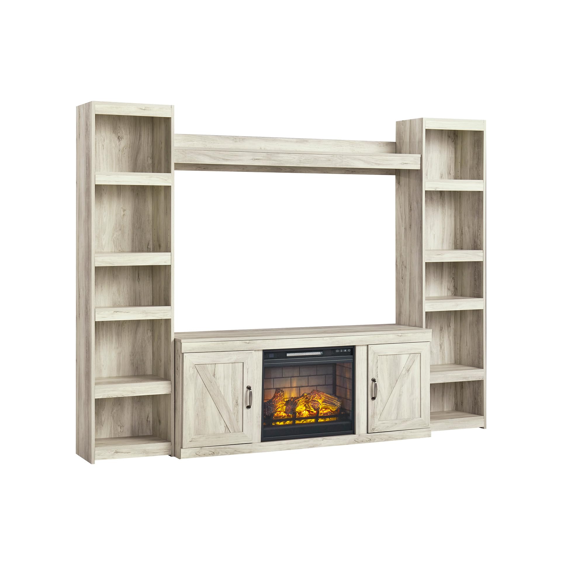 Signature Design by Ashley Wynnlow Rustic Pier-Style 72" Bookcase, Grayish Brown
