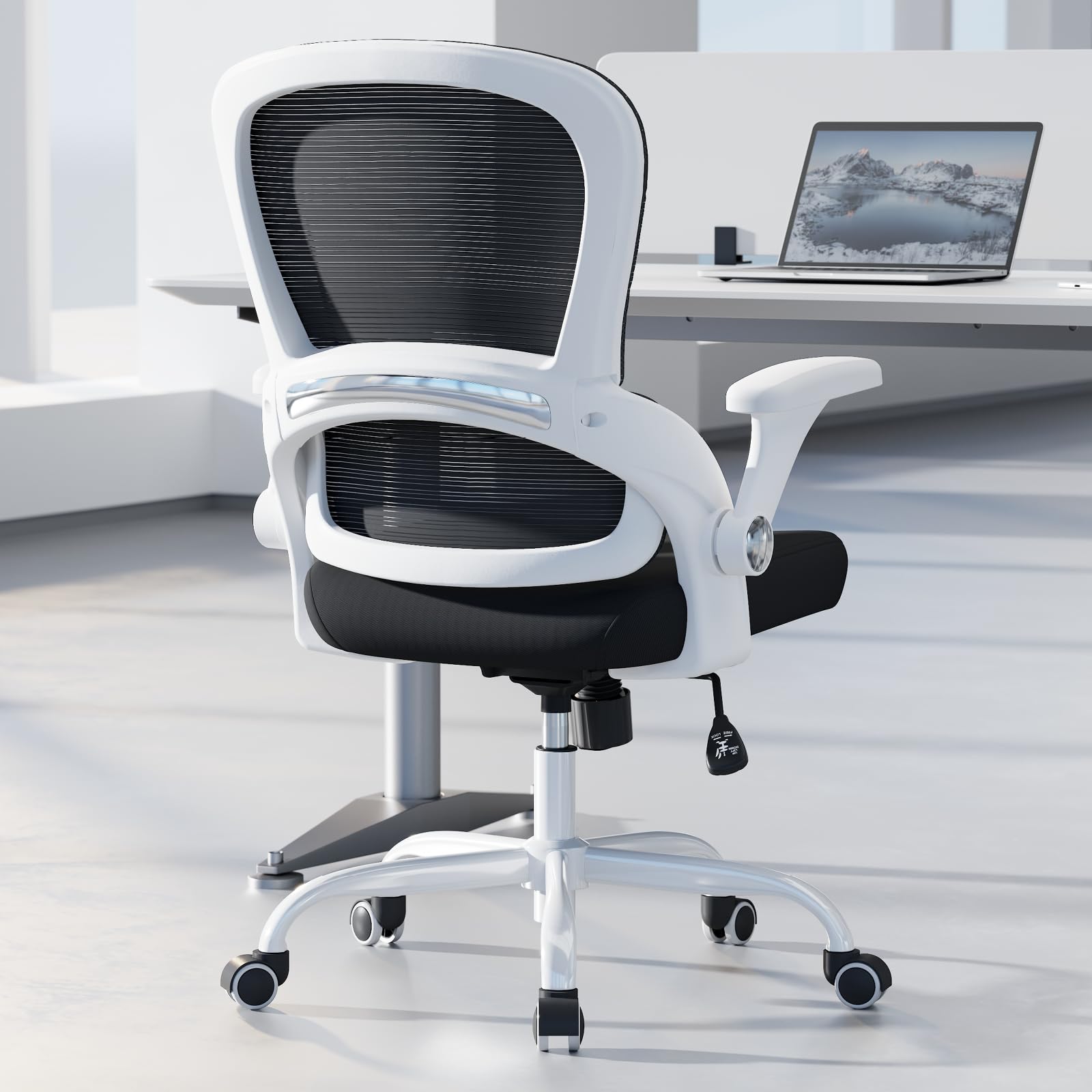 TRALT Office Chair - Ergonomic Office Chair with Back Support, Home Office Desk Chairs, 330lbs Wide Seat Big and Tall Office Chairs, Comfy Desk Chair for Work, Study, Office, Gaming (Black)