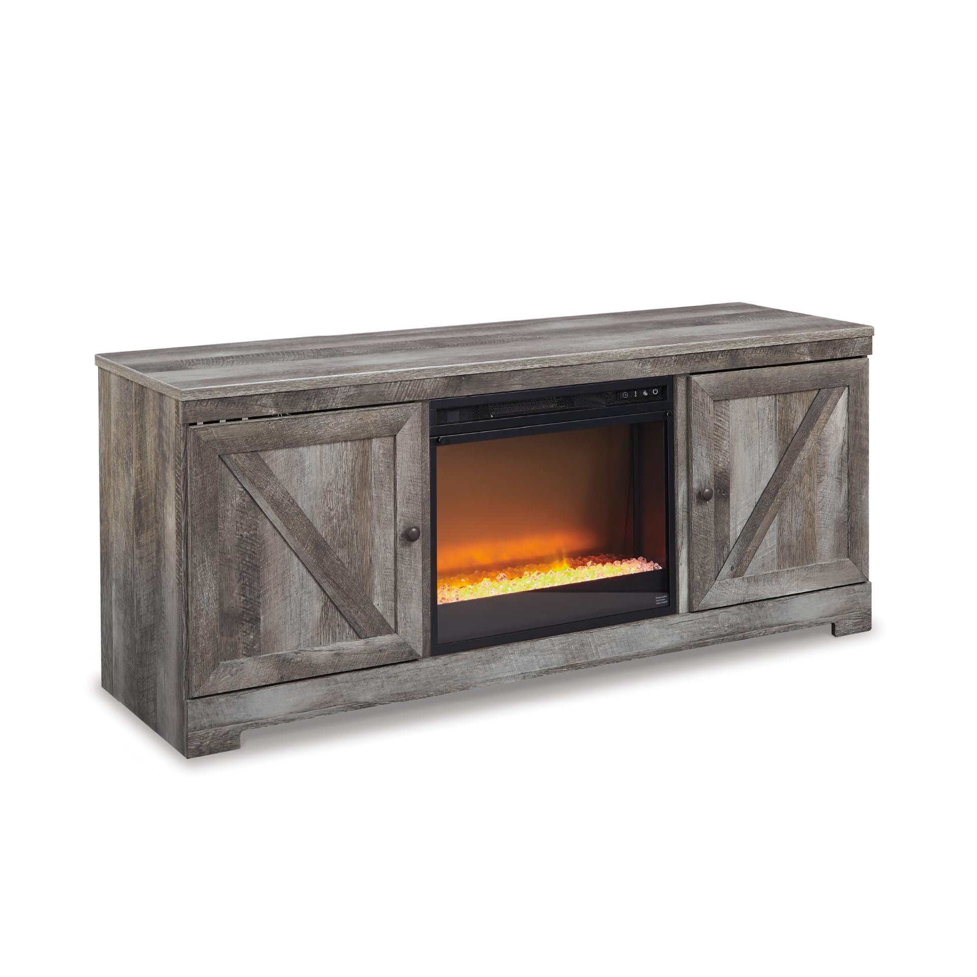 Signature Design by Ashley Wynnlow Rustic Pier-Style 72" Bookcase, Grayish Brown