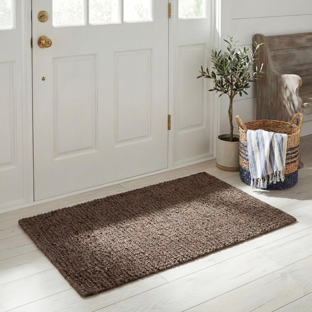 SAFAVIEH Area Rug 9x12 - Natural Fiber Collection - Large - Natural Brown, Handmade Jute, Farmhouse Style, Chunky Textured Thick Pile (NF447A)