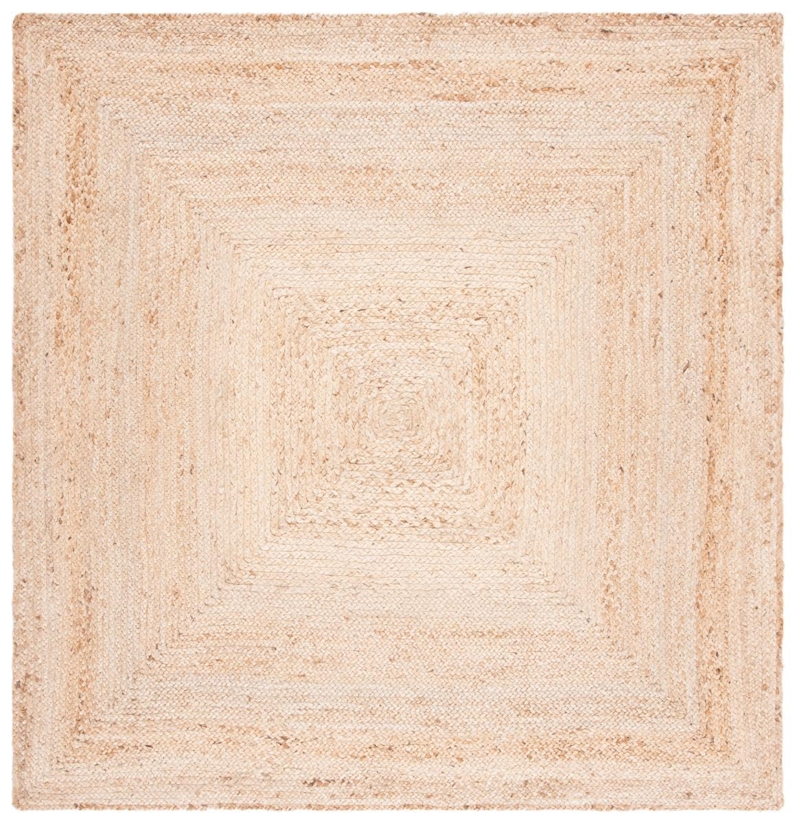 SAFAVIEH Area Rug 8x10 - Cape Cod Collection - Large - Natural Brown, Handmade Braided Flat Weave Jute (CAP252A)