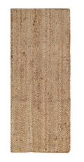 Ramanta Home Hand Woven Jute Braided Rug 2'x3' - Natural, Boho Reversible Floor Carpet for Living Room, Farmhouse Accent Rugs for Kitchen, Nursery, Kids Room, Bedroom, Patio - 24X36 Inch